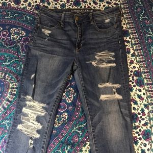 American Eagle High Rise Jegging Jeans Size 12